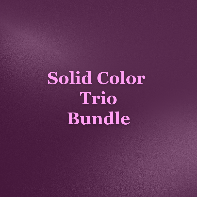 Solid Color Trio Bundle