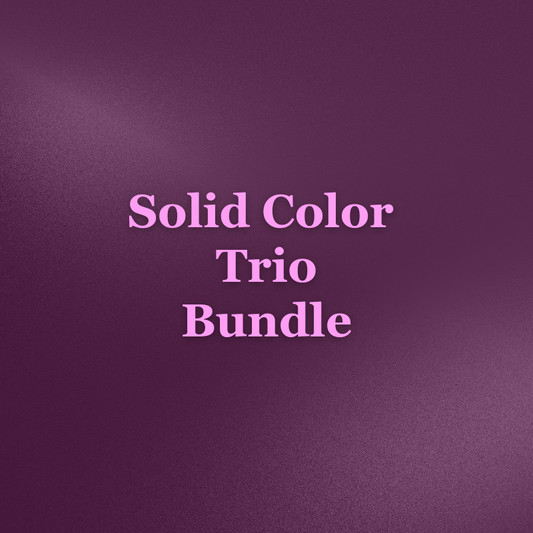Solid Color Trio Bundle