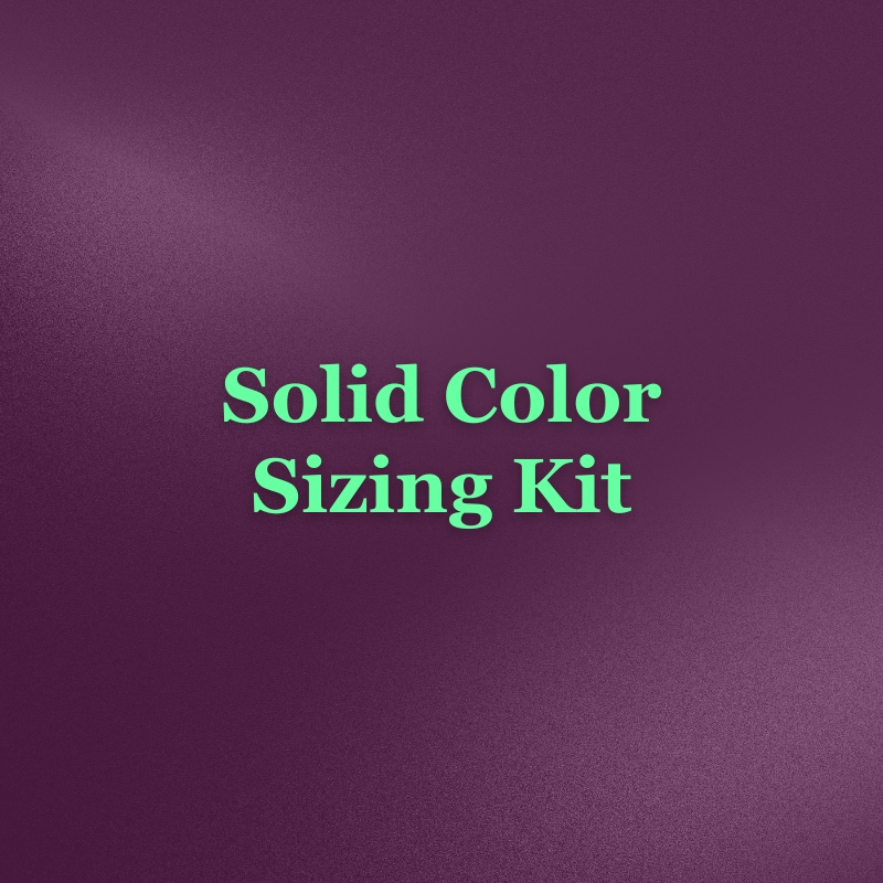 Solid Color Sizing Kit